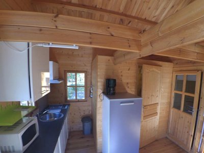 Cliquez pour découvrir toutes les photos de l'HÉBERGEMENT ! chalet - LES CHALETS DU LAC BELCAIRE photo 2