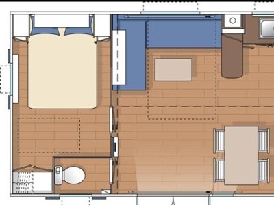 Cliquez pour découvrir toutes les photos de l'HÉBERGEMENT ! mobil-home - Du Perche Bellemois photo 5