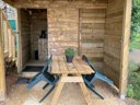 Cliquez pour découvrir toutes les photos de l'HÉBERGEMENT ! tente en toile et bois - camping Moulin Des Oies photo 4