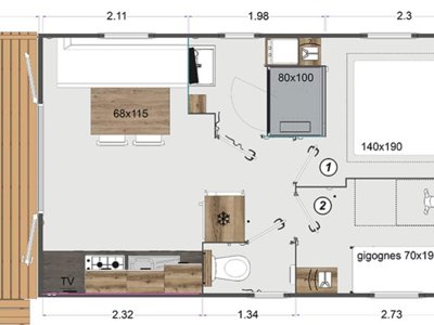 mobil-home - La Mer Blanche photo 7