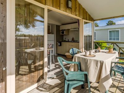Cliquez pour découvrir toutes les photos de l'HÉBERGEMENT ! mobil-home - La Mer Blanche photo 2