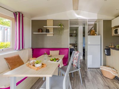 Cliquez pour découvrir toutes les photos de l'HÉBERGEMENT ! mobil-home - La Mer Blanche photo 3