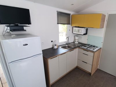 Cliquez pour découvrir toutes les photos de l'HÉBERGEMENT ! mobil-home - Harrobia photo 4