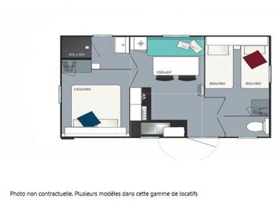 Cliquez pour découvrir toutes les photos de l'HÉBERGEMENT ! mobil-home - Harrobia photo 2