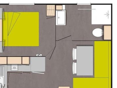 Cliquez pour découvrir toutes les photos de l'HÉBERGEMENT ! mobil-home - Harrobia photo 2