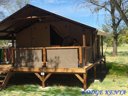 tente en toile et bois - camping Le Clos Du Blavet photo 1