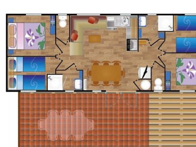 Cliquez pour découvrir toutes les photos de l'HÉBERGEMENT ! mobil-home - Oyam photo 5