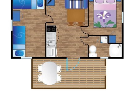 Cliquez pour découvrir toutes les photos de l'HÉBERGEMENT ! mobil-home - Oyam photo 6