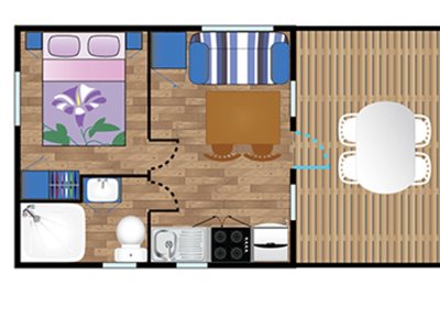 Cliquez pour découvrir toutes les photos de l'HÉBERGEMENT ! mobil-home - Oyam photo 6