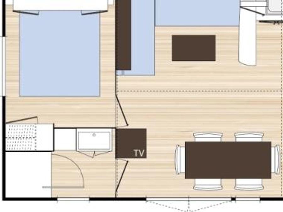 Camping Pas Cher vous présente avec son site Officiel campingpascher.fr, le Camping Le Panoramic classé 4 étoiles, situé sur la commune de Binic dans le département Côtes-d'armor (Bretagne) en France. Le camping Le Panoramic, vous présente un hébergement de type mobil-home de 36 m² pour 6 personnes et télévision. Le camping Le Panoramic vous propose du vendredi 05 juin au vendredi 12 juin 2026 avec un DÉPART DEMAIN pour 7 nuits à 791€. Cette location propose 34 dates différentes pour réserver votre séjour. Découvrez également les 15 autres gammes d'hébergements du camping. Les Avis clients pour le Camping Le Panoramic sont excellents avec une note moyenne de 8 sur 10. Piscine couverte, Piscine extérieure, Animation ados, Animation enfants, Animations familiales, Aire de jeux enfants, Centre équestre, Golf, Ping-pong, Pétanque, Randonnée, Salle de jeux vidéo, Terrain multisports, Bar, Dépôt de pain, Snack/Bar, Épicerie,... En savoir plus : cliquez-ICI.