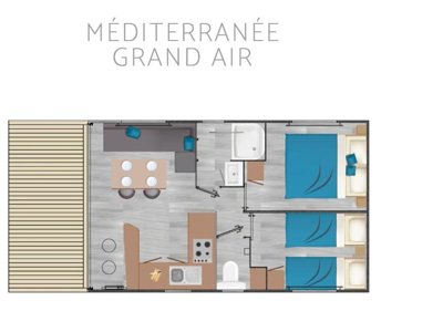 Cliquez pour découvrir toutes les photos de l'HÉBERGEMENT ! mobil-home - Le Panoramic photo 7