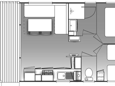 Cliquez pour découvrir toutes les photos de l'HÉBERGEMENT ! mobil-home - Le Panoramic photo 6