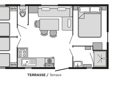 Cliquez pour découvrir toutes les photos de l'HÉBERGEMENT ! mobil-home - Club Le Vivier 4* - MS VACANCES photo 8