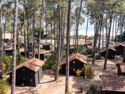Cliquez pour découvrir toutes les photos de l'HÉBERGEMENT ! bungalow - Slow Village Biscarrosse Lac photo 2