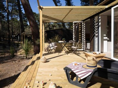 Cliquez pour découvrir toutes les photos de l'HÉBERGEMENT ! bungalow - Slow Village Biscarrosse Lac photo 7