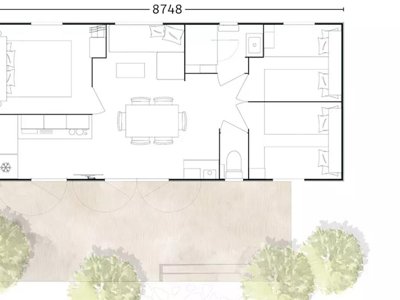 Cliquez pour découvrir toutes les photos de l'HÉBERGEMENT ! mobil-home - Le Bois Joli photo 2