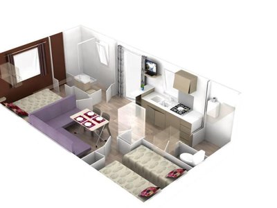 Cliquez pour découvrir toutes les photos de l'HÉBERGEMENT ! mobil-home - La Simioune photo 8