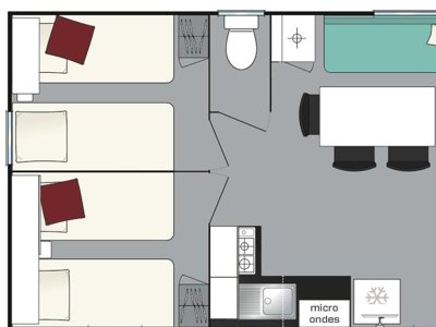Cliquez pour découvrir toutes les photos de l'HÉBERGEMENT ! mobil-home - Campo Di Liccia photo 8