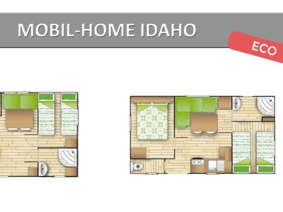 Cliquez pour découvrir toutes les photos de l'HÉBERGEMENT ! mobil-home - Tikayan Clau Mar Jo photo 11