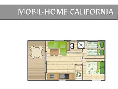 Cliquez pour découvrir toutes les photos de l'HÉBERGEMENT ! mobil-home - Tikayan Clau Mar Jo photo 9