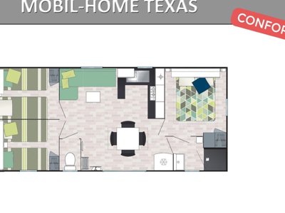 Cliquez pour découvrir toutes les photos de l'HÉBERGEMENT ! mobil-home - Tikayan Clau Mar Jo photo 8