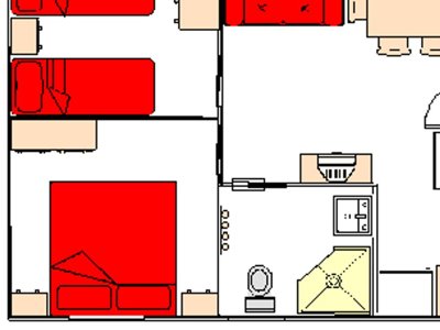 Cliquez pour découvrir toutes les photos de l'HÉBERGEMENT ! chalet - Azzurro Village photo 7