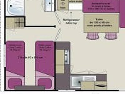 Cliquez pour découvrir toutes les photos de l'HÉBERGEMENT ! mobil-home - La Croix Du Bois Sacker photo 2