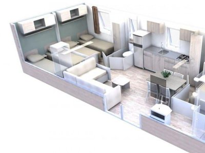 Cliquez pour découvrir toutes les photos de l'HÉBERGEMENT ! mobil-home - Du Domaine De L'Auzance photo 7