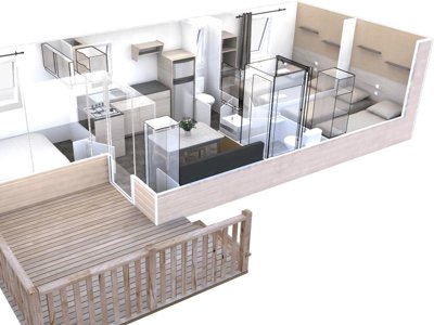 Cliquez pour découvrir toutes les photos de l'HÉBERGEMENT ! mobil-home - Les Alouettes photo 4