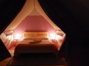 Cliquez pour découvrir toutes les photos de l'HÉBERGEMENT ! tente en toile et bois - camping Flower Le Soleil Des Bastides photo 2