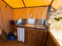 Cliquez pour découvrir toutes les photos de l'HÉBERGEMENT ! tente en toile et bois - camping El Far photo 7
