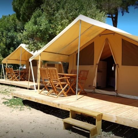 tente toile et bois - Cambrils Caban photo 1