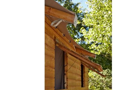 Cliquez pour découvrir toutes les photos de l'HÉBERGEMENT ! tente en toile et bois - Domaine De La Besse And Spa photo 3