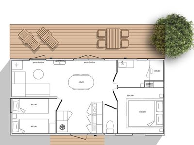 Cliquez pour découvrir toutes les photos de l'HÉBERGEMENT ! mobil-home - Le Caussanel - Ciela Village photo 5