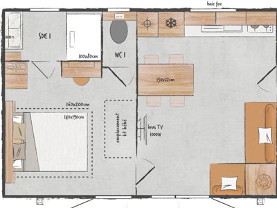 Cliquez pour découvrir toutes les photos de l'HÉBERGEMENT ! mobil-home - Le Caussanel - Ciela Village photo 6