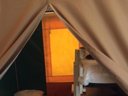 tente en toile et bois - camping Les Fouguieres photo 4