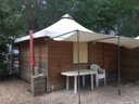 tente en toile et bois - camping Les Fouguieres photo 5
