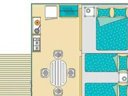 tente en toile et bois - camping Les Fouguieres photo 6
