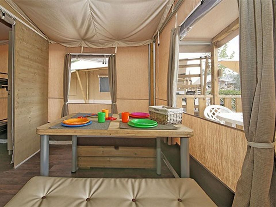 tente toile et bois - Laguna Village photo 4