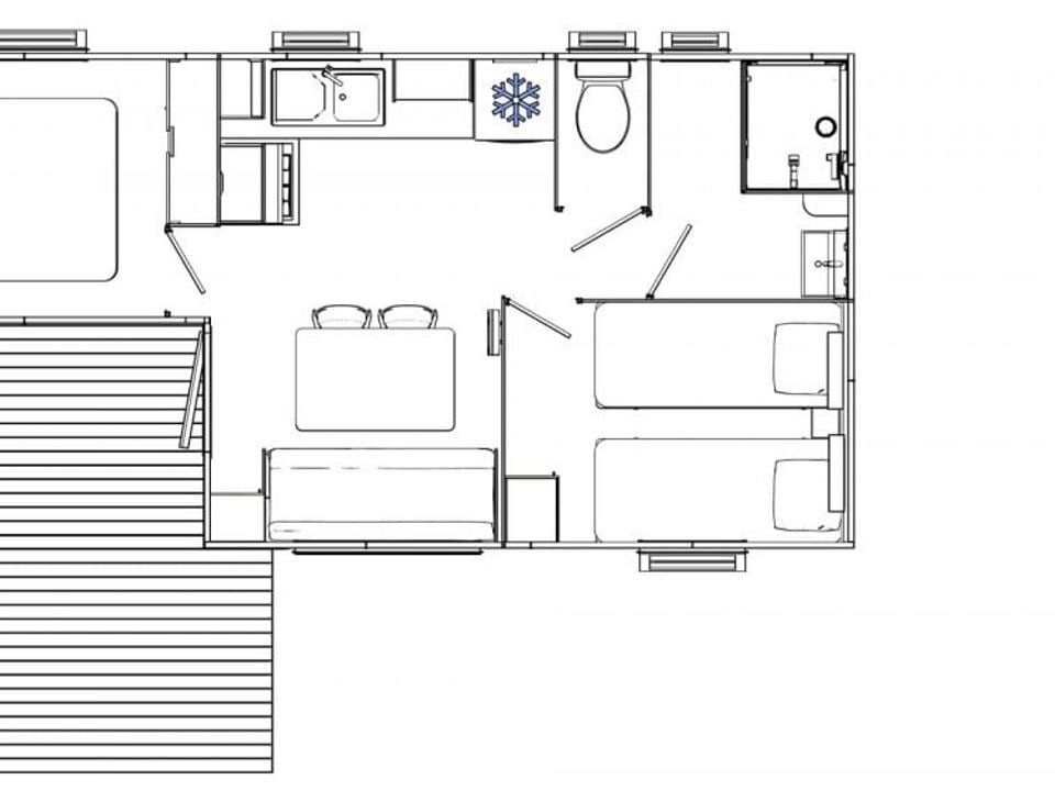 Cliquez pour découvrir toutes les photos de l'HÉBERGEMENT ! mobil-home - Laguna Village photo 4