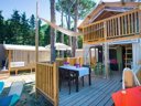 Cliquez pour découvrir toutes les photos de l'HÉBERGEMENT ! tente toile et bois - établissement Laguna Village photo 1