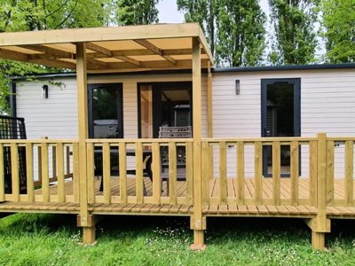 Cliquez pour découvrir toutes les photos de l'HÉBERGEMENT ! mobil-home - Domaine De La Ville Huchet photo 7
