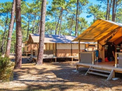 tente en toile et bois - De La Dune Bleue photo 3
