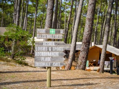 tente en toile et bois - De La Dune Bleue photo 6