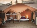 tente en toile et bois - camping De La Dune Bleue photo 2