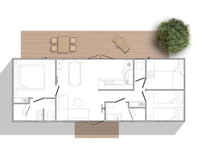 Cliquez pour découvrir toutes les photos de l'HÉBERGEMENT ! mobil-home - Le Beau Vezé photo 9