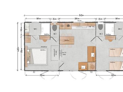 mobil-home - Le Beau Vezé photo 5