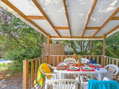 Cliquez pour découvrir toutes les photos de l'HÉBERGEMENT ! mobil-home - Flower Le Fondespierre photo 8