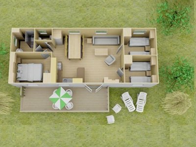 Cliquez pour découvrir toutes les photos de l'HÉBERGEMENT ! mobil-home - Ca Savio photo 9