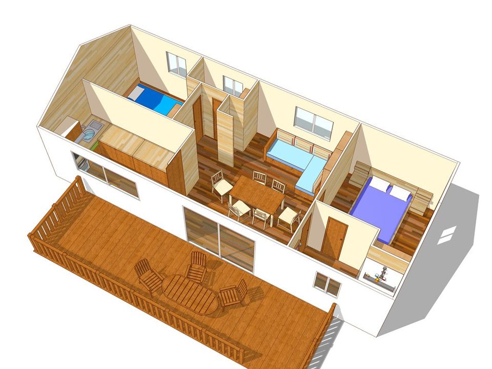 Cliquez pour découvrir toutes les photos de l'HÉBERGEMENT ! mobil-home - établissement Ca Savio photo 5